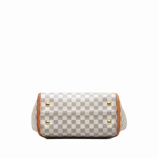 White LV Damier Azur Propriano Tote Bag - Image 4