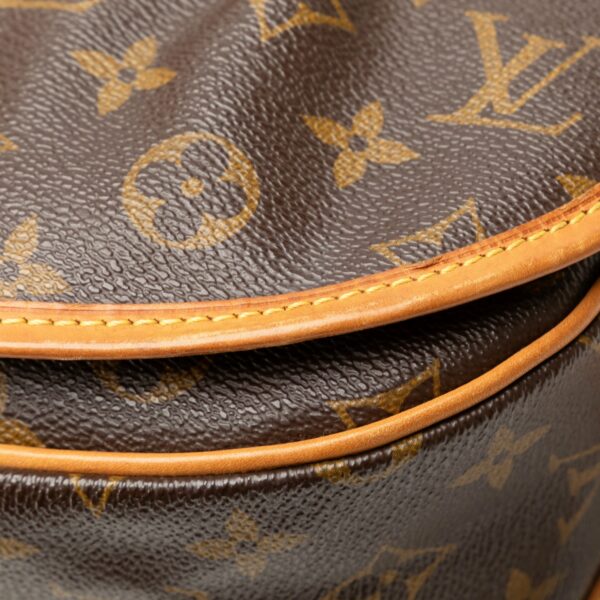 Brown LV Monogram Menilmontant PM Crossbody Bag - Image 13