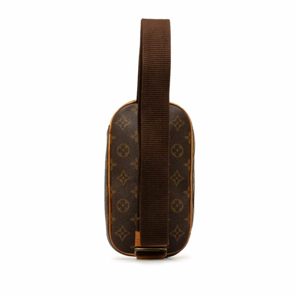 Brown LV Monogram Pochette Gange Crossbody Bag - Image 3