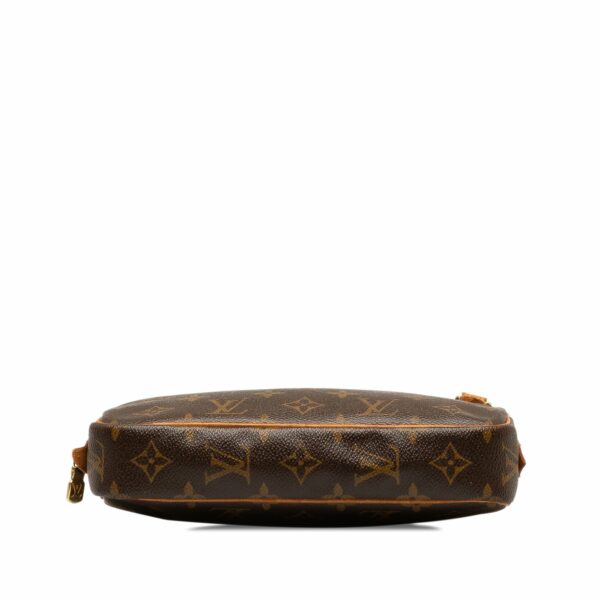 Brown LV Monogram Pochette Marly Bandouliere Crossbody Bag - Image 4