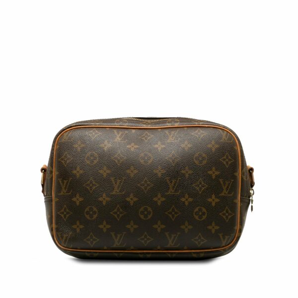 Brown LV Monogram Reporter PM Crossbody Bag - Image 3