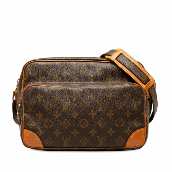 Brown LV Monogram Nil Crossbody Bag