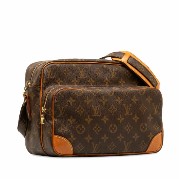 Brown LV Monogram Nil Crossbody Bag - Image 2