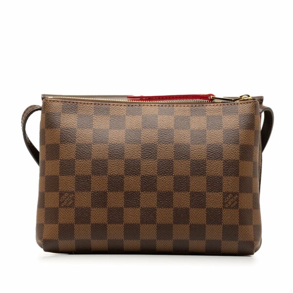 Brown LV Damier Ebene Twice Crossbody Bag - Image 3