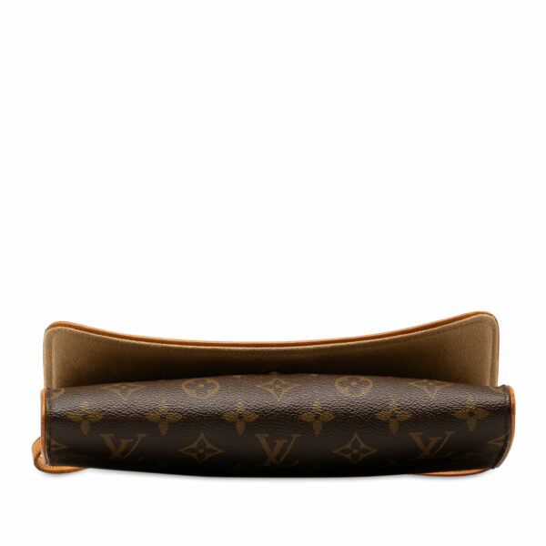 Brown LV Monogram Pochette Twin GM Crossbody Bag - Image 4