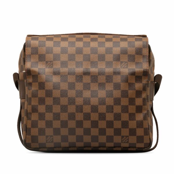 Brown LV Damier Ebene Naviglio Crossbody Bag - Image 3