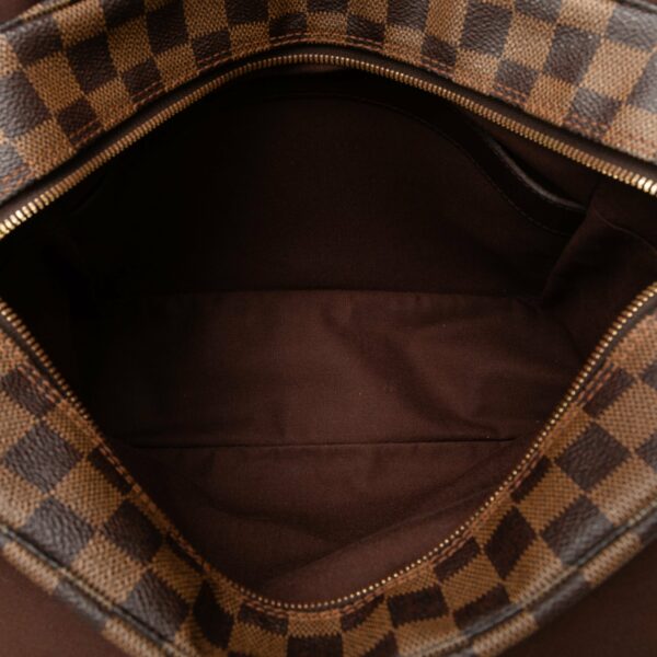 Brown LV Damier Ebene Naviglio Crossbody Bag - Image 5