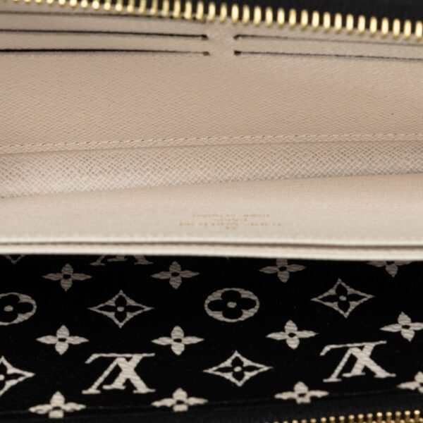 Brown LV Monogram Crafty Zippy Long Wallet - Image 7