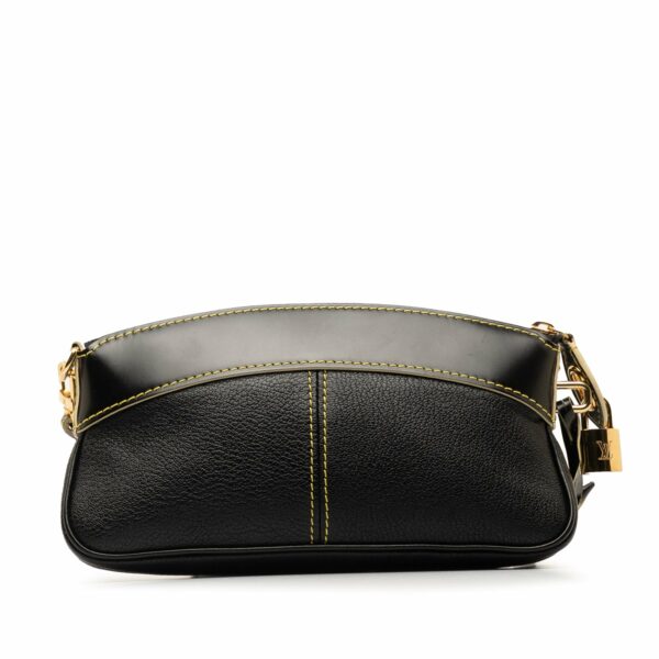 Black LV Suhali Lockit Clutch - Image 3