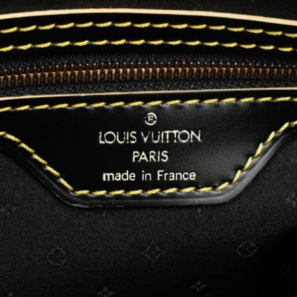 Black LV Suhali Lockit Clutch - Image 6