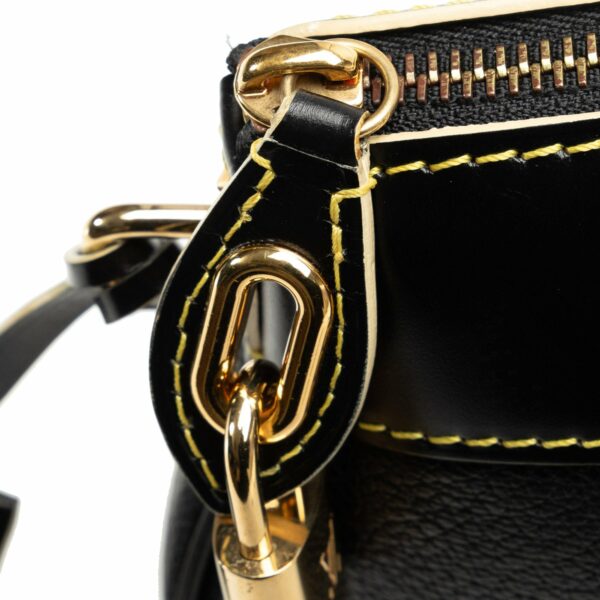 Black LV Suhali Lockit Clutch - Image 9