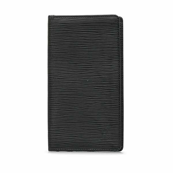 Black LV Epi Leather Brazza Wallet