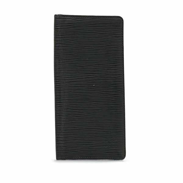 Black LV Epi Leather Brazza Wallet - Image 2