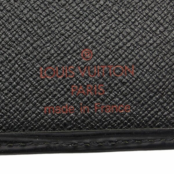 Black LV Epi Leather Brazza Wallet - Image 6