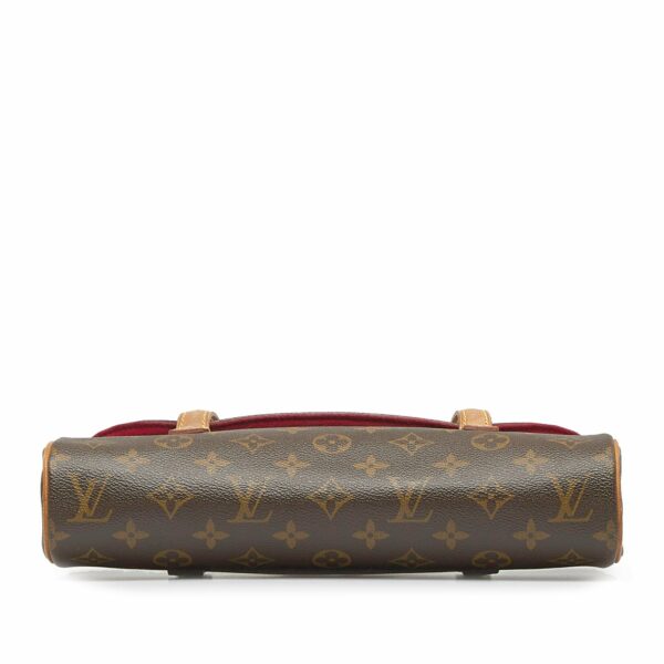 Brown LV Monogram Sonatine Handbag - Image 4