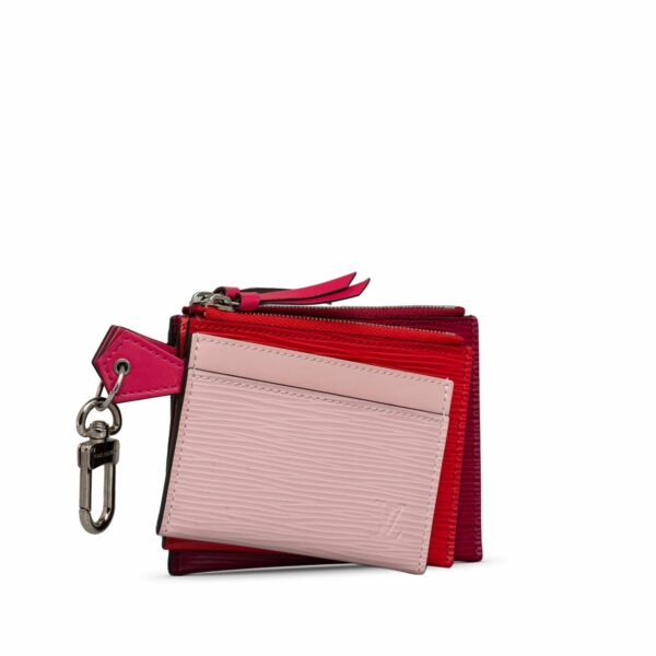 Red LV Epi Trio Coin Pouch - Image 2