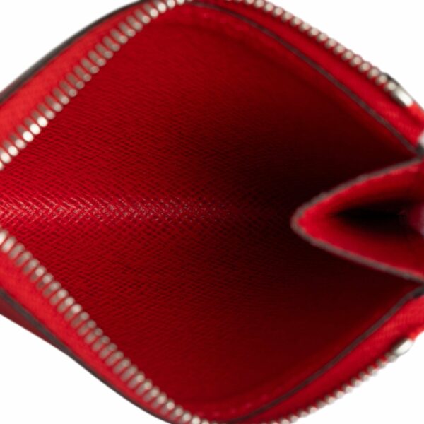 Red LV Epi Trio Coin Pouch - Image 5