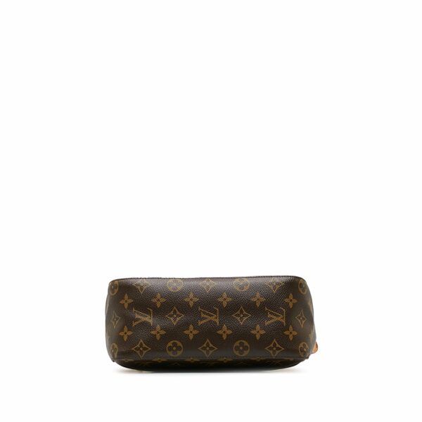 Brown LV Monogram Looping MM Shoulder Bag - Image 4