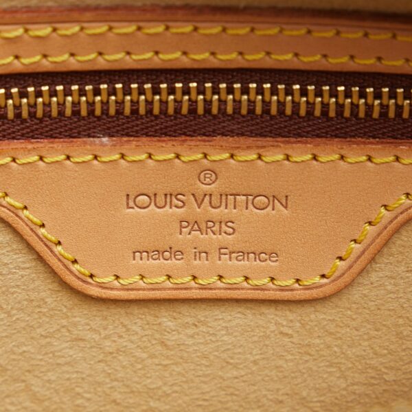 Brown LV Monogram Looping MM Shoulder Bag - Image 6