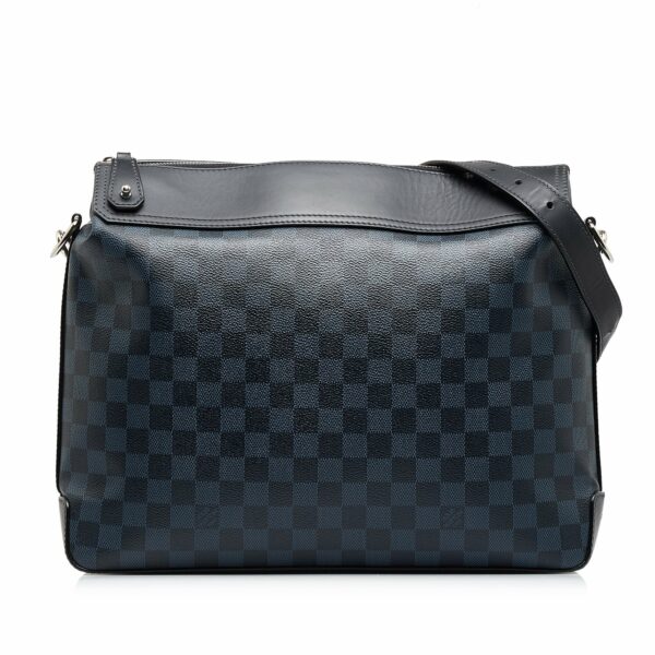 Blue LV Damier Cobalt Greenwich Messenger Crossbody Bag