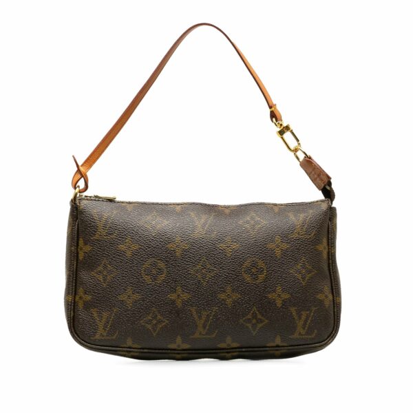 Brown LV Monogram Pochette Accessoires Baguette