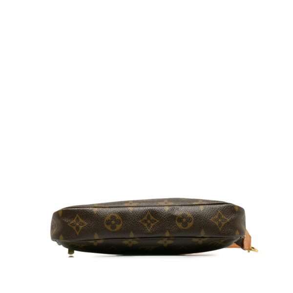 Brown LV Monogram Pochette Accessoires Baguette - Image 4