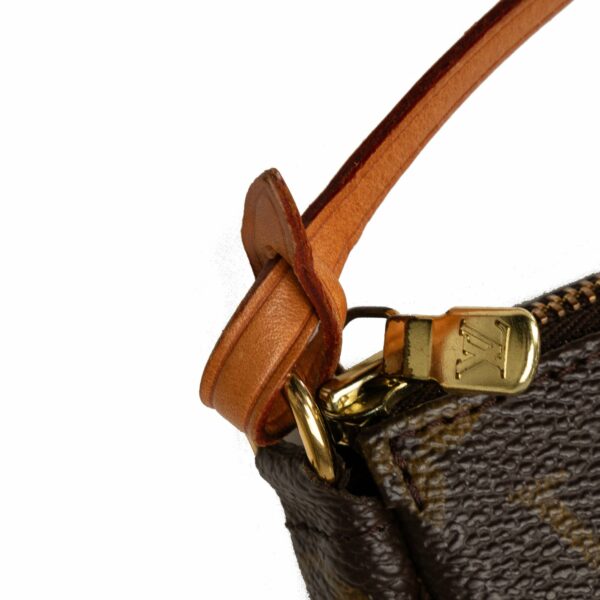 Brown LV Monogram Pochette Accessoires Baguette - Image 8