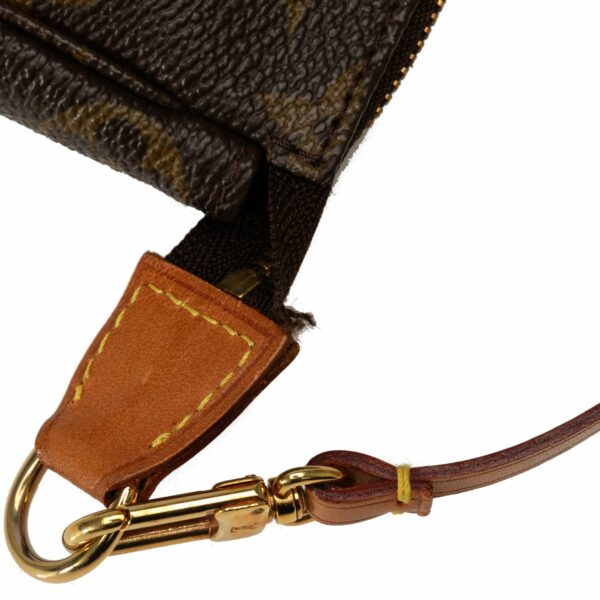 Brown LV Monogram Pochette Accessoires Baguette - Image 9