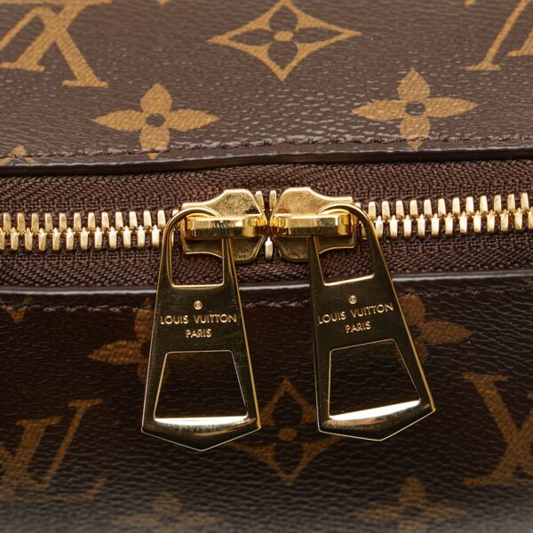 Brown LV Monogram Boulogne Satchel - Image 7