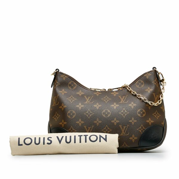 Brown LV Monogram Boulogne Satchel - Image 9