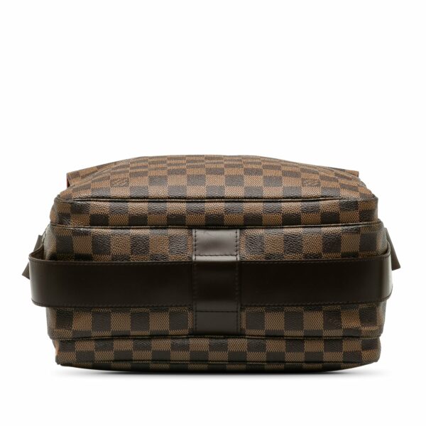 Brown LV Damier Ebene Naviglio Crossbody Bag - Image 4