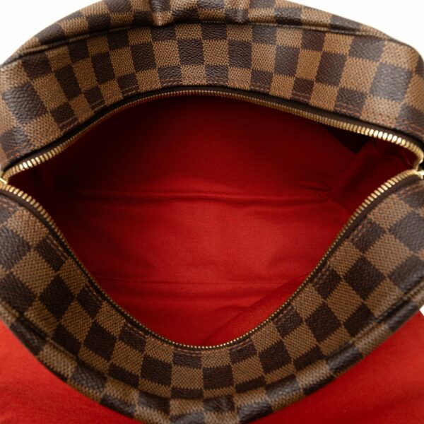 Brown LV Damier Ebene Naviglio Crossbody Bag - Image 5