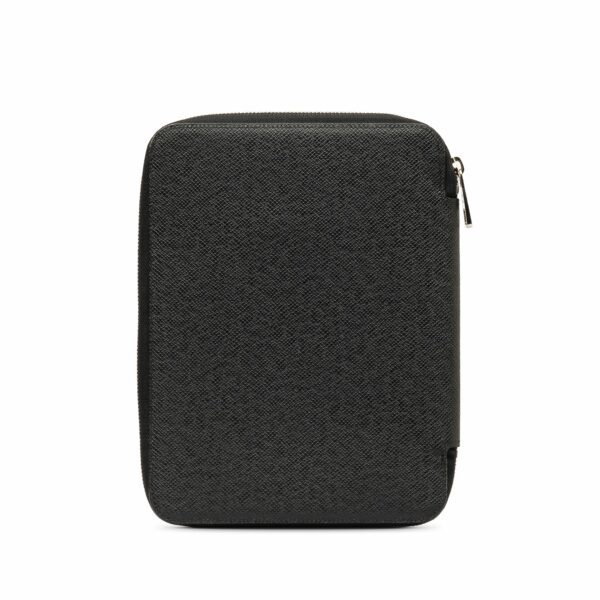 Black LV Taiga Document Case Clutch Bag - Image 3