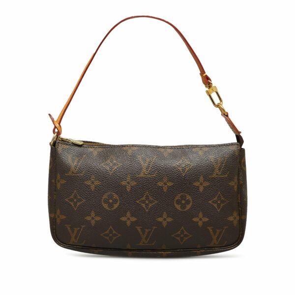 Brown LV Monogram Pochette Accessoires Baguette