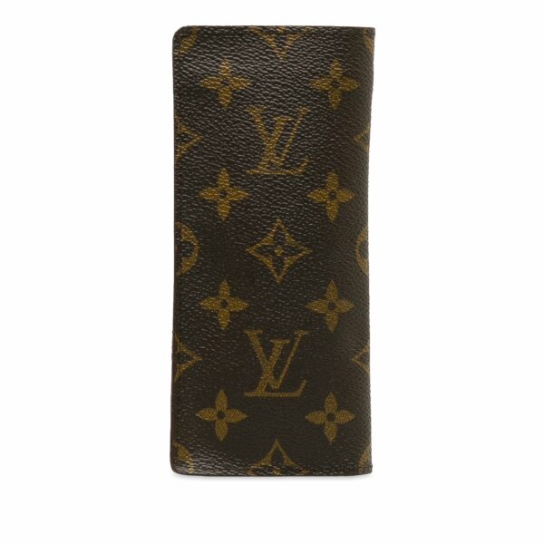 Brown LV Monogram Porte-Valeurs Cartes Credit Long Wallets - Image 3