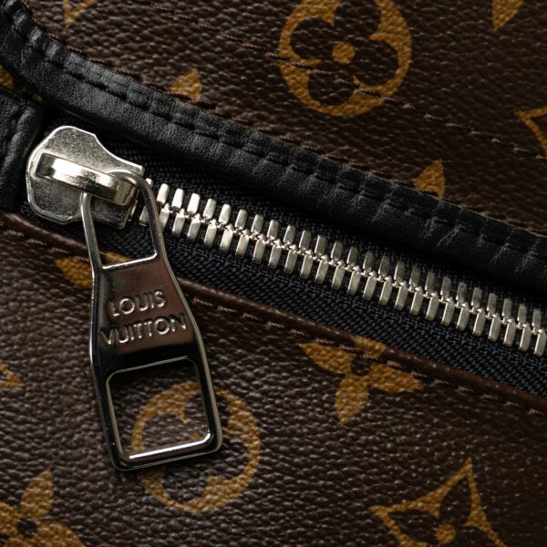 Brown LV Monogram Macassar Bass MM Crossbody Bag - Image 8