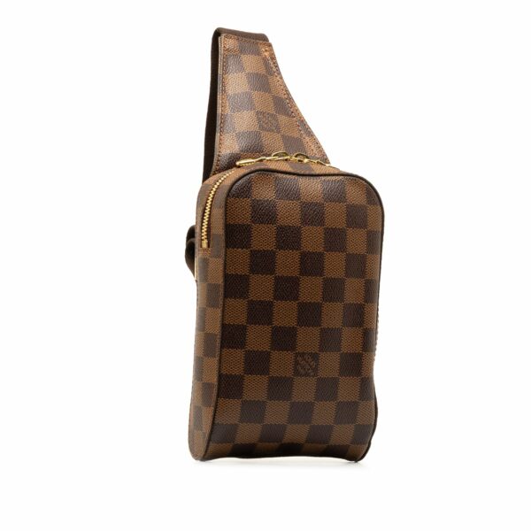 Brown LV Damier Ebene Geronimos Crossbody Bag - Image 2