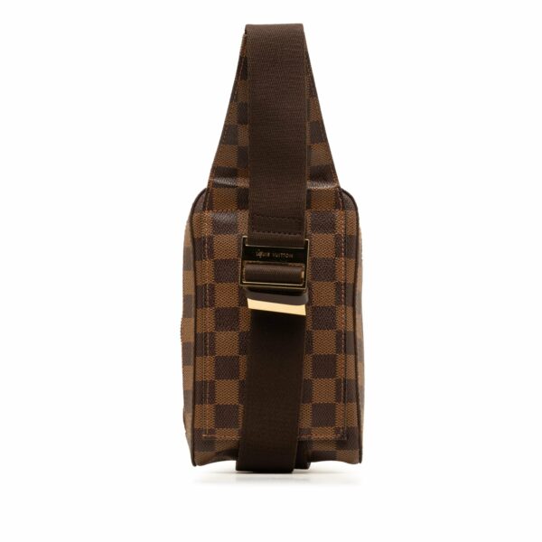 Brown LV Damier Ebene Geronimos Crossbody Bag - Image 3