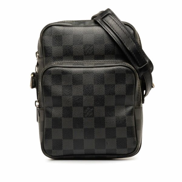 Black LV Damier Graphite Rem Crossbody Bag