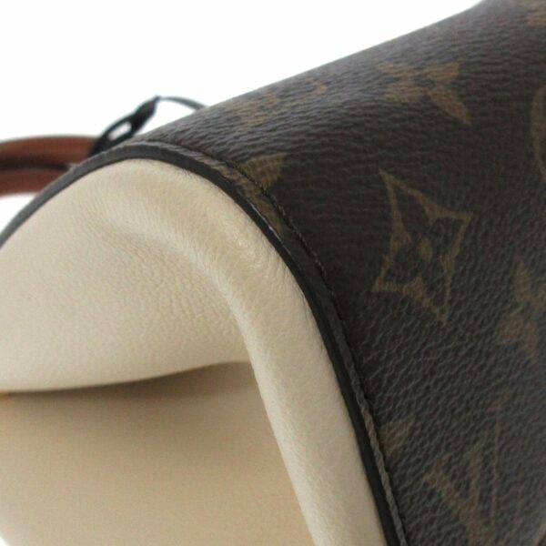 Brown LV Monogram Fold Tote PM Satchel - Image 12