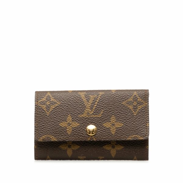 Brown LV Monogram 6 Key Holder