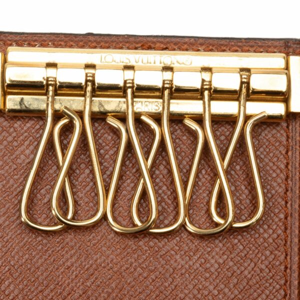 Brown LV Monogram 6 Key Holder - Image 8