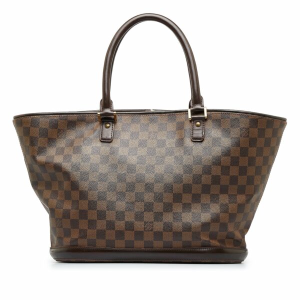 Brown LV Damier Ebene Manosque GM Tote Bag - Image 2