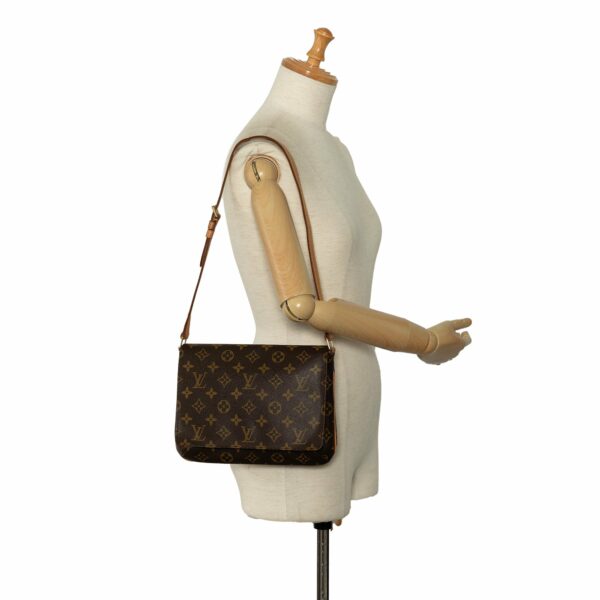 Brown LV Monogram Musette Tango Short Strap Shoulder Bag - Image 8