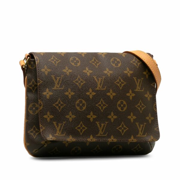 Brown LV Monogram Musette Tango Short Strap Shoulder Bag - Image 2