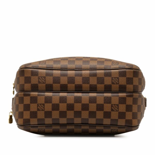 Brown LV Damier Ebene Reporter PM Crossbody Bag - Image 4