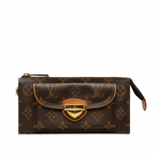 Brown LV Monogram Portefeuille Astrid Long Wallets