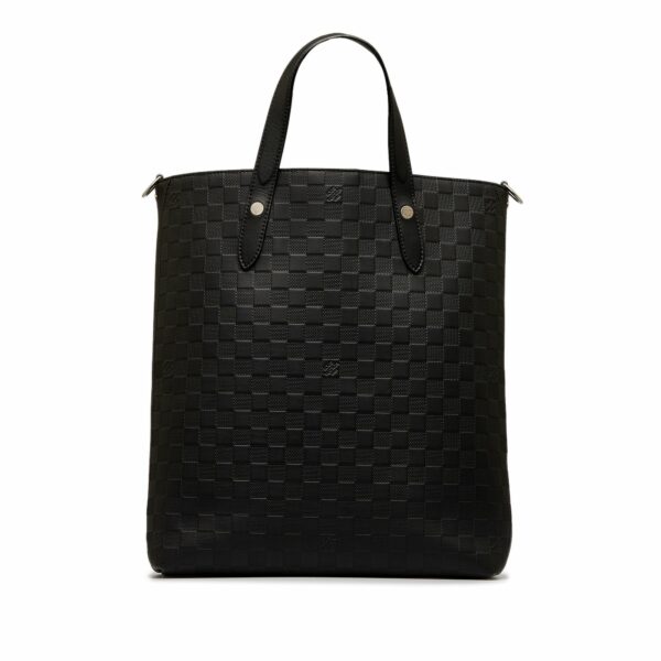 Black LV Damier Infini Apollo Tote Satchel - Image 10