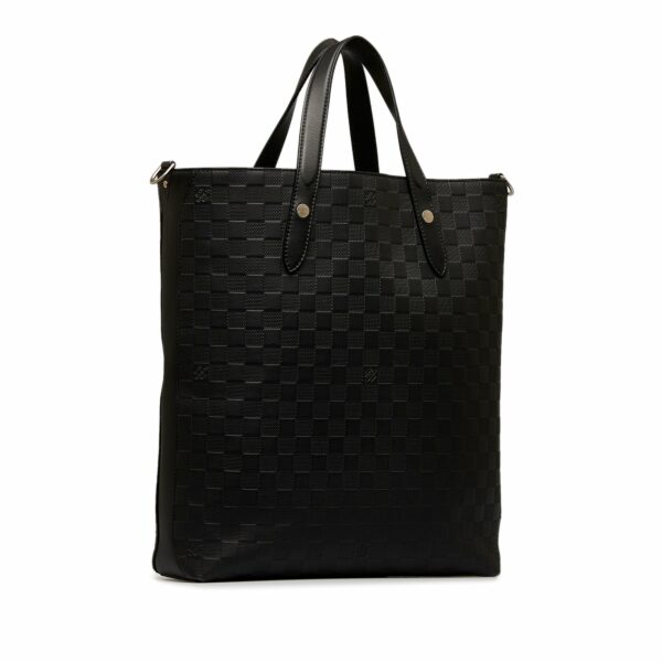 Black LV Damier Infini Apollo Tote Satchel