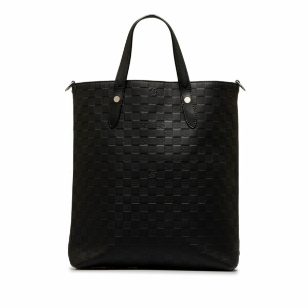 Black LV Damier Infini Apollo Tote Satchel - Image 2